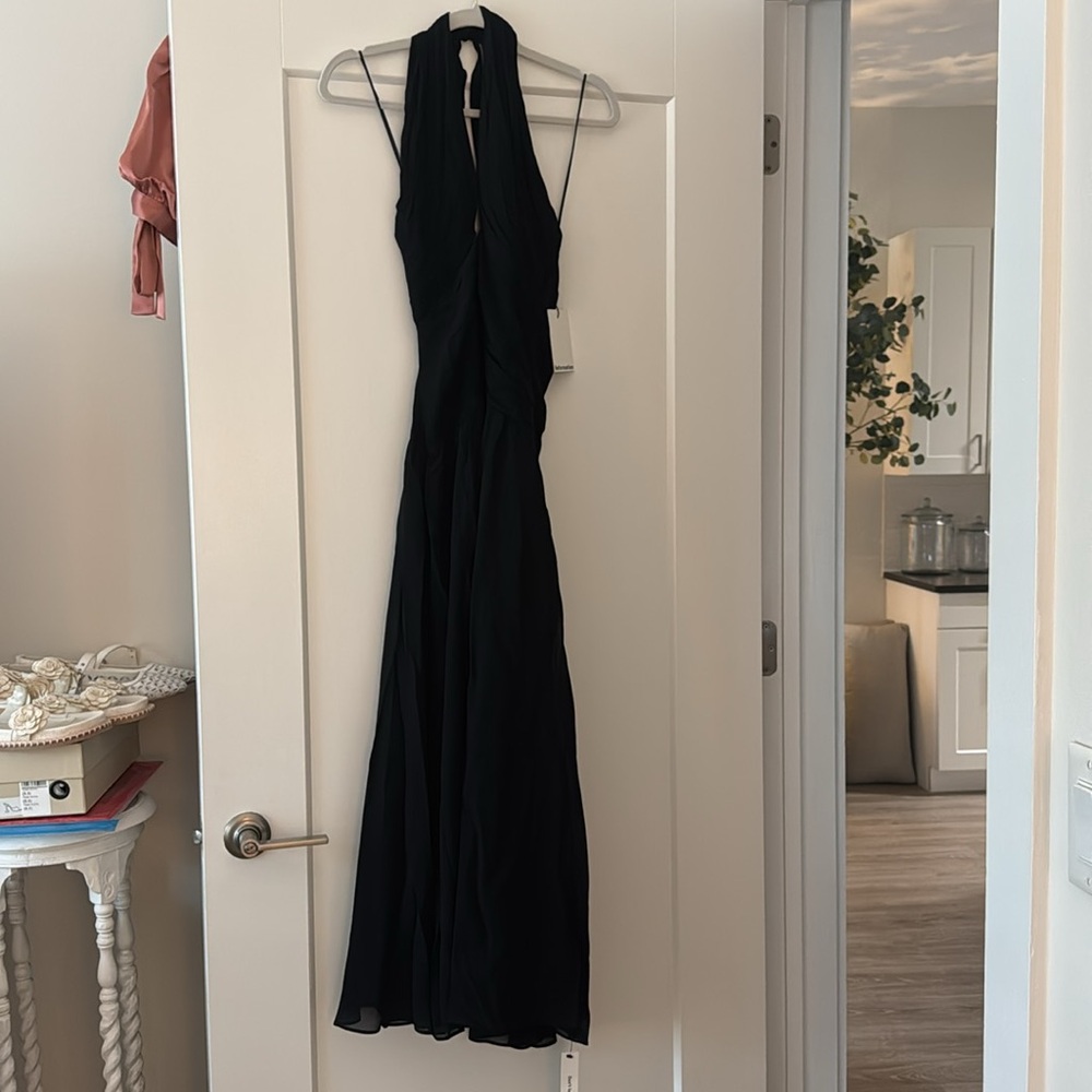 Reformation Black Strapless Dress - Picture 5 of 5
